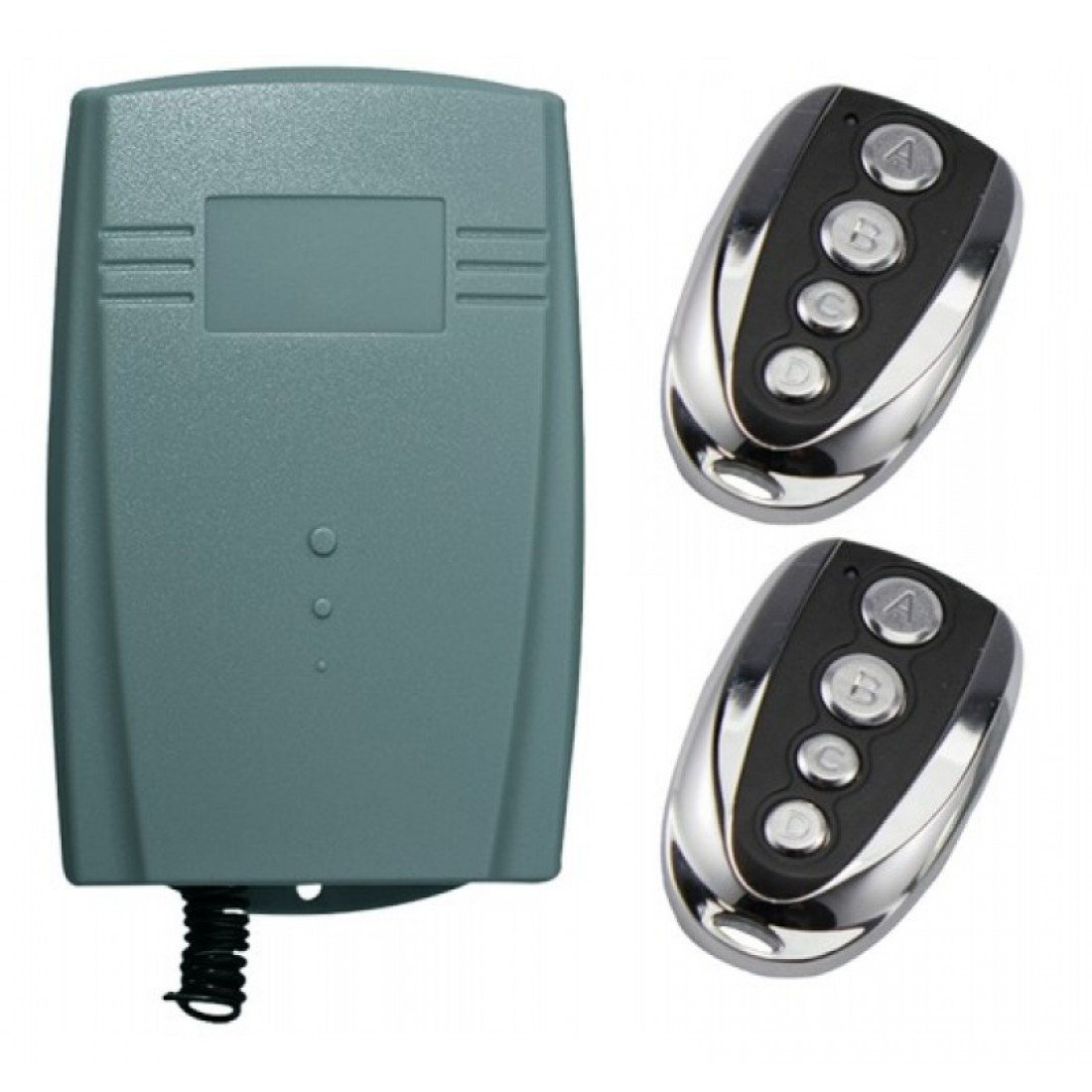 Teletek Kit-YET402PC | Universal 2-Channel Wireless Remote Control Receiver Kit with 2 Remotes