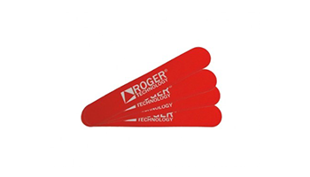 ROGER NEW R99/BASB40 AG/BASB40 Reflective stickers for barrier Roger with inscription