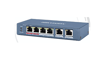HIKVISION DS-3E0106HP-E 4-Port 100 Mbps Long-Range Unmanaged PoE Switch