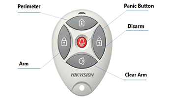 Hikvision DS-PKFE-5 Wireless Keyfob