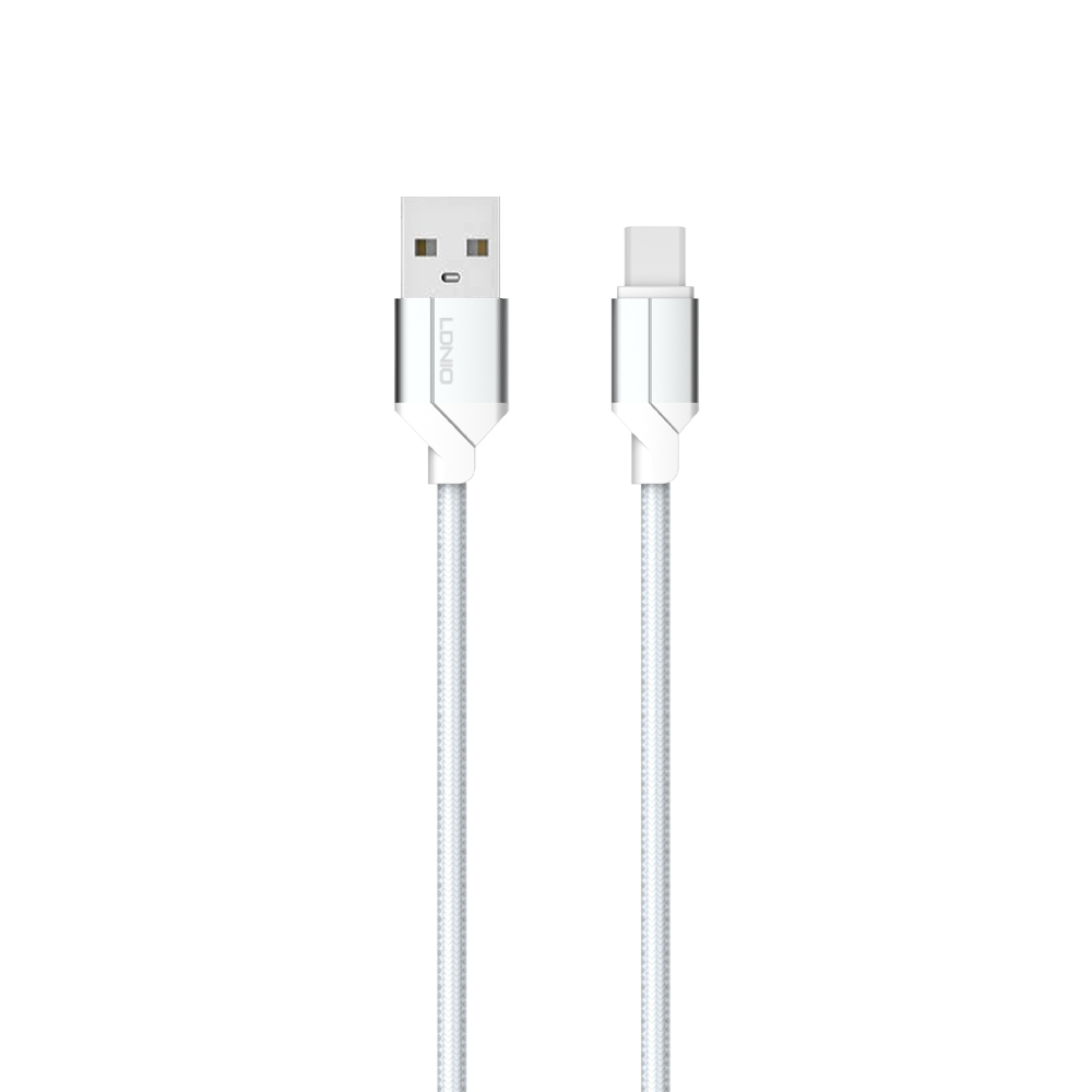 LDNIO LS391,Data cable Type-C, 1.0m, White - 40058