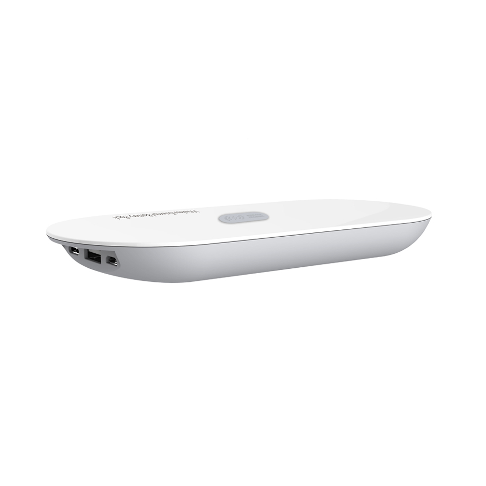LDNIO PW1003. Qi,Portable Wireless Charger - Power bank 10000mAh, White - 40090