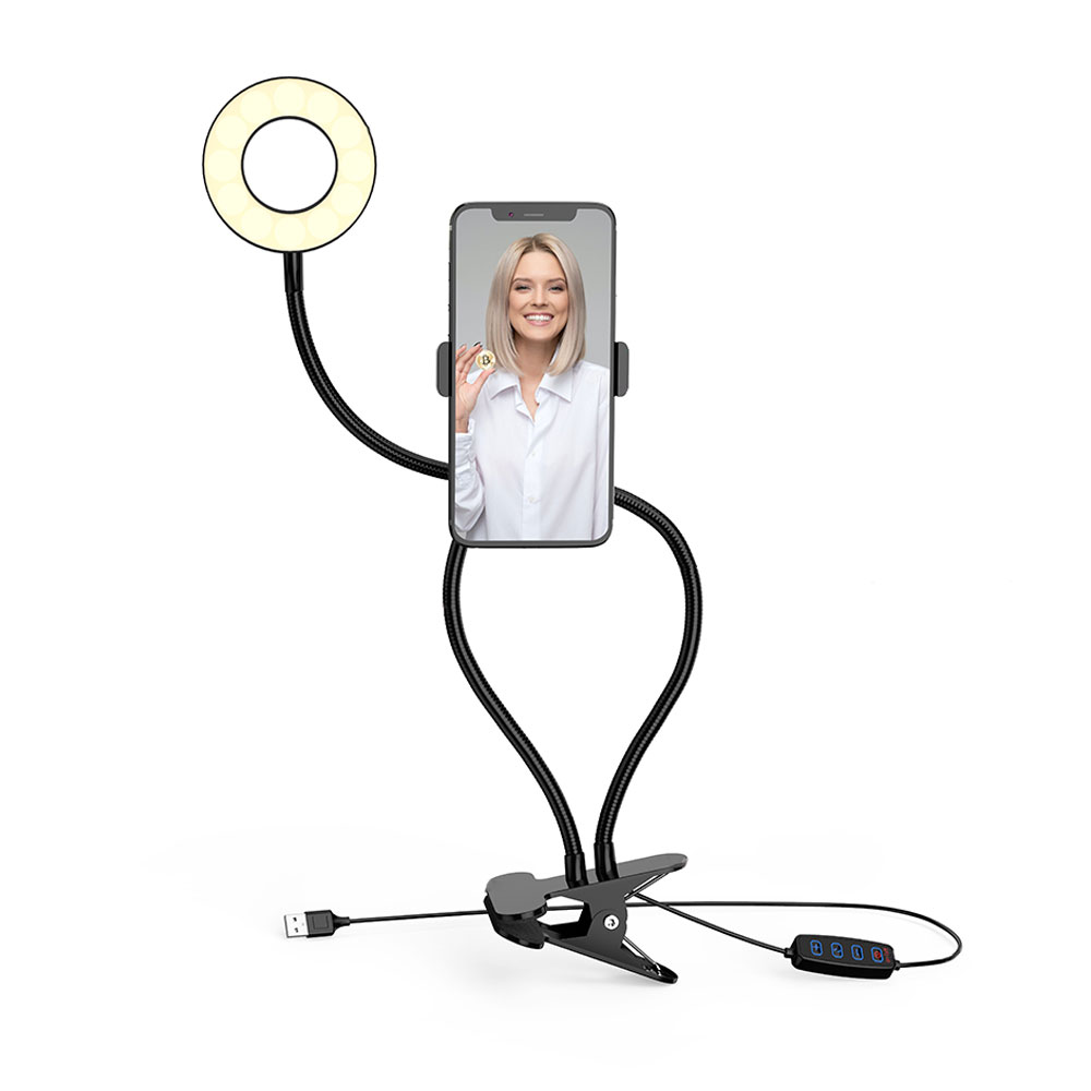 One Plus NR9102,OLED Ring light 9cm, 10W, Black - 40132