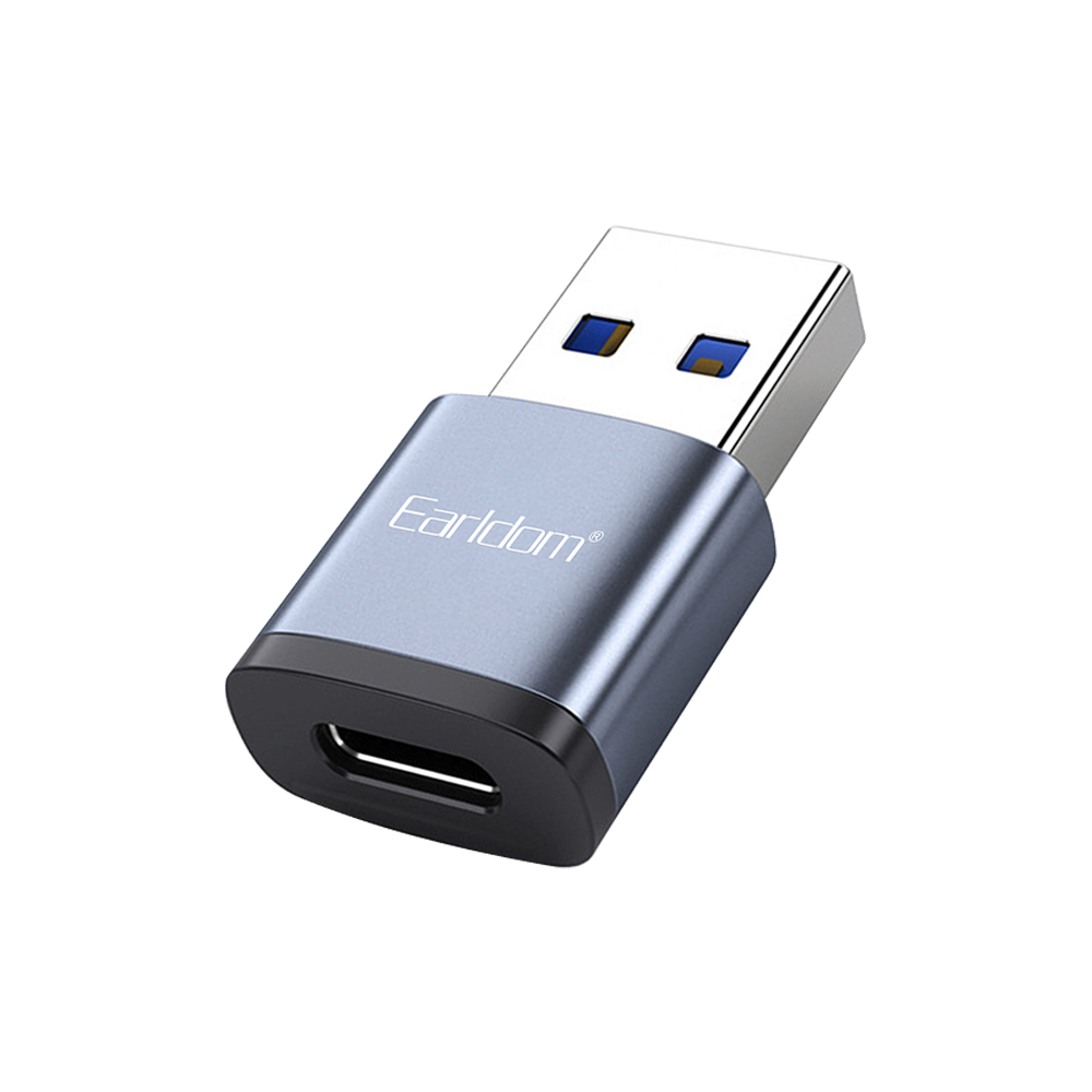 Earldom ЕТ-OT61,Аdapter Type-C F to USB 3.0, Gray - 40211