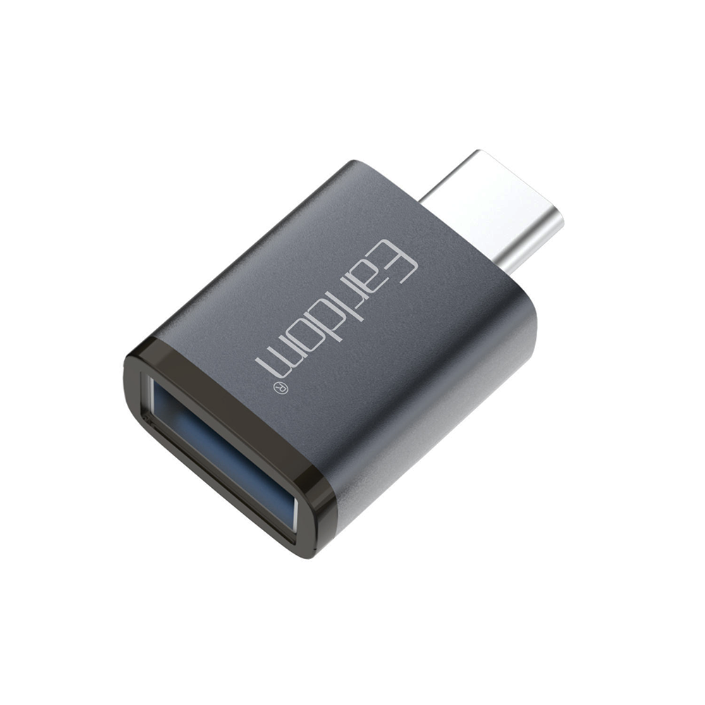 Earldom ЕТ-OT60,Аdapter USB F 3.0 to Type-C, OTG, Gray - 4021