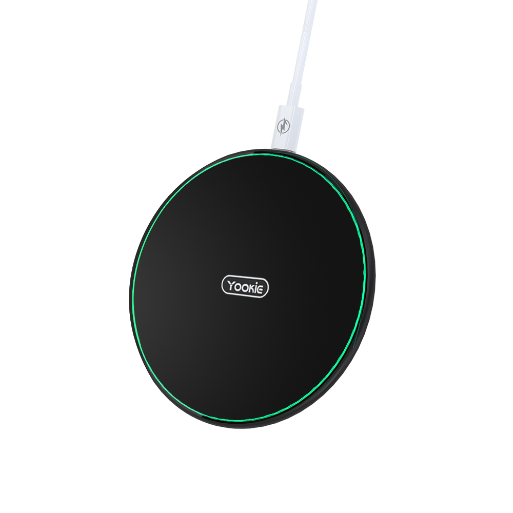 Yookie Ki177,Wireless Charger Qi, 15W, Black - 40256