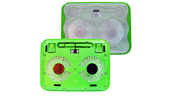 OEM Cooler pad 15.6 '', USB, Green - 15034