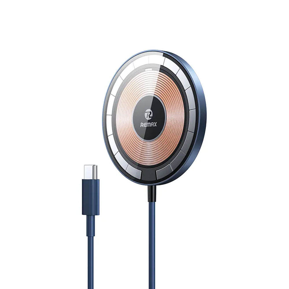 Remax Walking Cyberpunk RP-W66,Wireless Charger Qi, 15W, Black - 40330