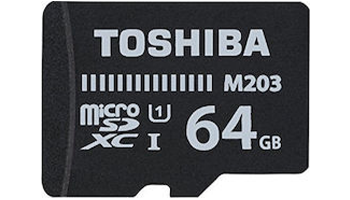 Toshiba THN-M203K0640EA 64GB MicroSDXC UHS Class 10 memory card 