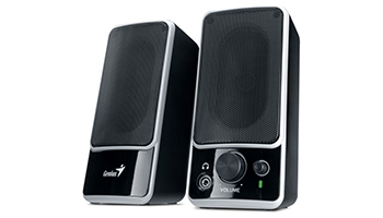 GENIUS SP-M120 SPEAKERS 2W GLOSSY DE LUX BLACK