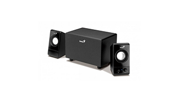 GENIUS SW-S2.1 200 SPEAKERS 6W, BLACK