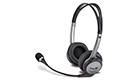 GENIUS HS-04B MULTIMEDIA HEADSET BLACK/SILVER