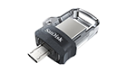 SanDisk Ultra Dual Drive m3.0 128GB Grey & Silver SDDD3-128G-G46 