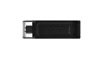 Kingston 64GB USB-C 3.2 Gen 1 DataTraveler 70 DT70/64GB