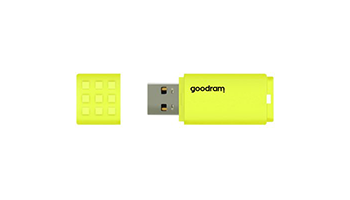 GOODRAM UME2 128GB USB 2.0 Flash Drive, yellow colour UME2-1280Y0R11