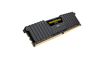 Corsair 16GB (1 x 16GB) DDR4 DRAM 3000MHz Vengeance LPX Memory Kit - Black CMK16GX4M1D3000C16