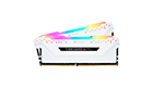 Corsair 16GB (2 x 8GB) DDR4 DRAM 3200MHz Vengeance RGB PRO Memory Kit - White CMW16GX4M2C3200C16W