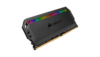 Corsair 32GB (2 x 16GB) DDR4 DRAM 3200MHz Dominator Platinum RGB Memory Kit CMT32GX4M2C3200C16