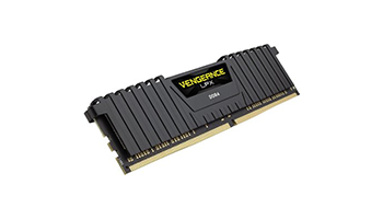 Corsair 8GB (1 x 8GB) DDR4 DRAM 3000MHz C16-20-20-38 Vengeance LPX Memory Kit - Black CMK8GX4M1D3000