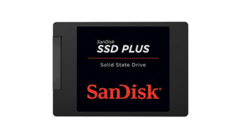 SANDISK SSD PLUS 1TB SSD, 2.5'' 7mm, SATA 6Gb/s, Read/Write: 535 / 450 MB/s SDSSDA-1T00-G26
