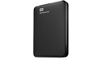 Western Digital Elements Portable 1TB WDBUZG0010BBK-WESN