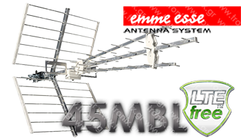 Emme Esse 45MBL LTE FREE ANTENNA TV ΚΕΡΑΙΑ ΤΗΛΕΟΡΑΣΗΣ ΕΞΩΤΕΡΙΚΗ 33 ELEMENTS