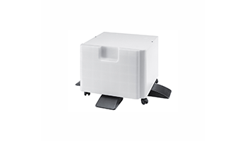 Kyocera Wooden desk CB-470 with storage capacity, including castors (wheels) KM-CB-470