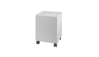 Kyocera Wooden desk CB-120 with storage capacity, including castors (wheels) KM-CB-120