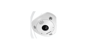 Hikvision DS-2CD63C5G0-IVS(B) 12 MP IR Network Fisheye Camera 1.29mm Lens PoE