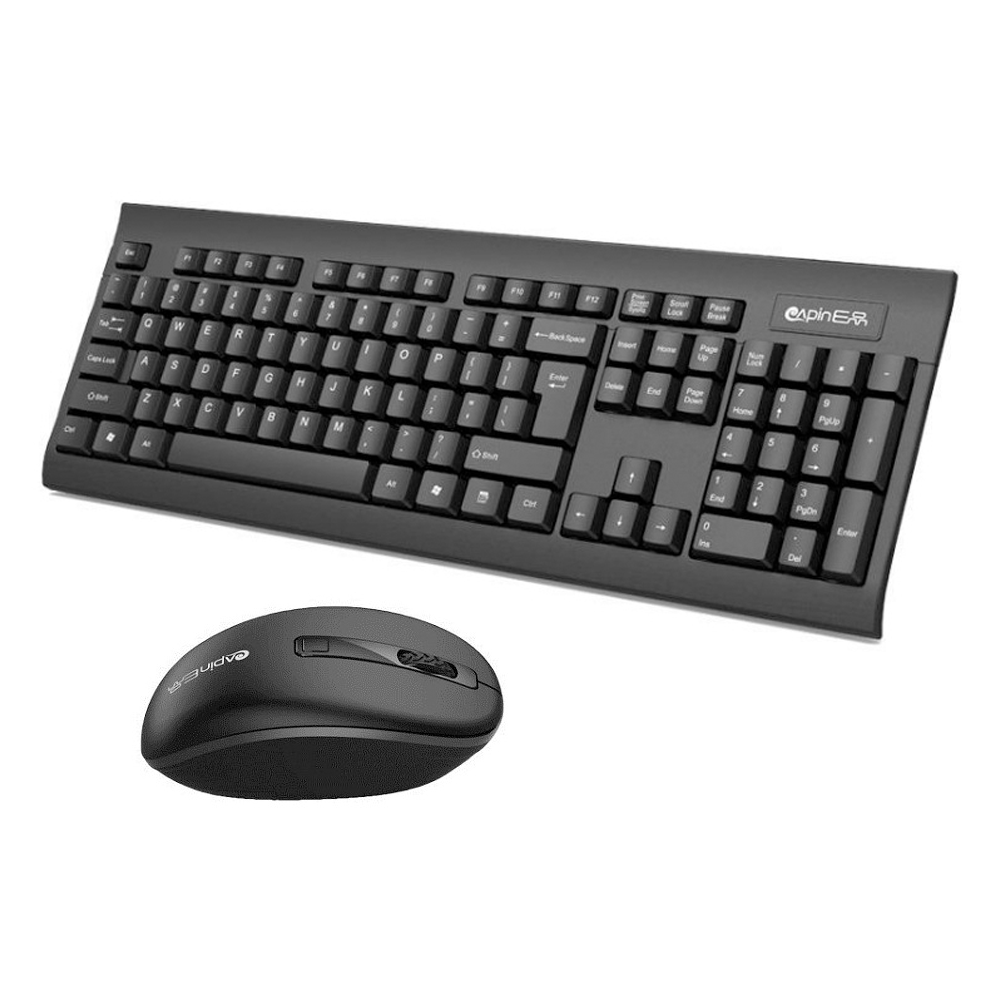 Glion 1200,Combo mouse and keyboard Black - 509