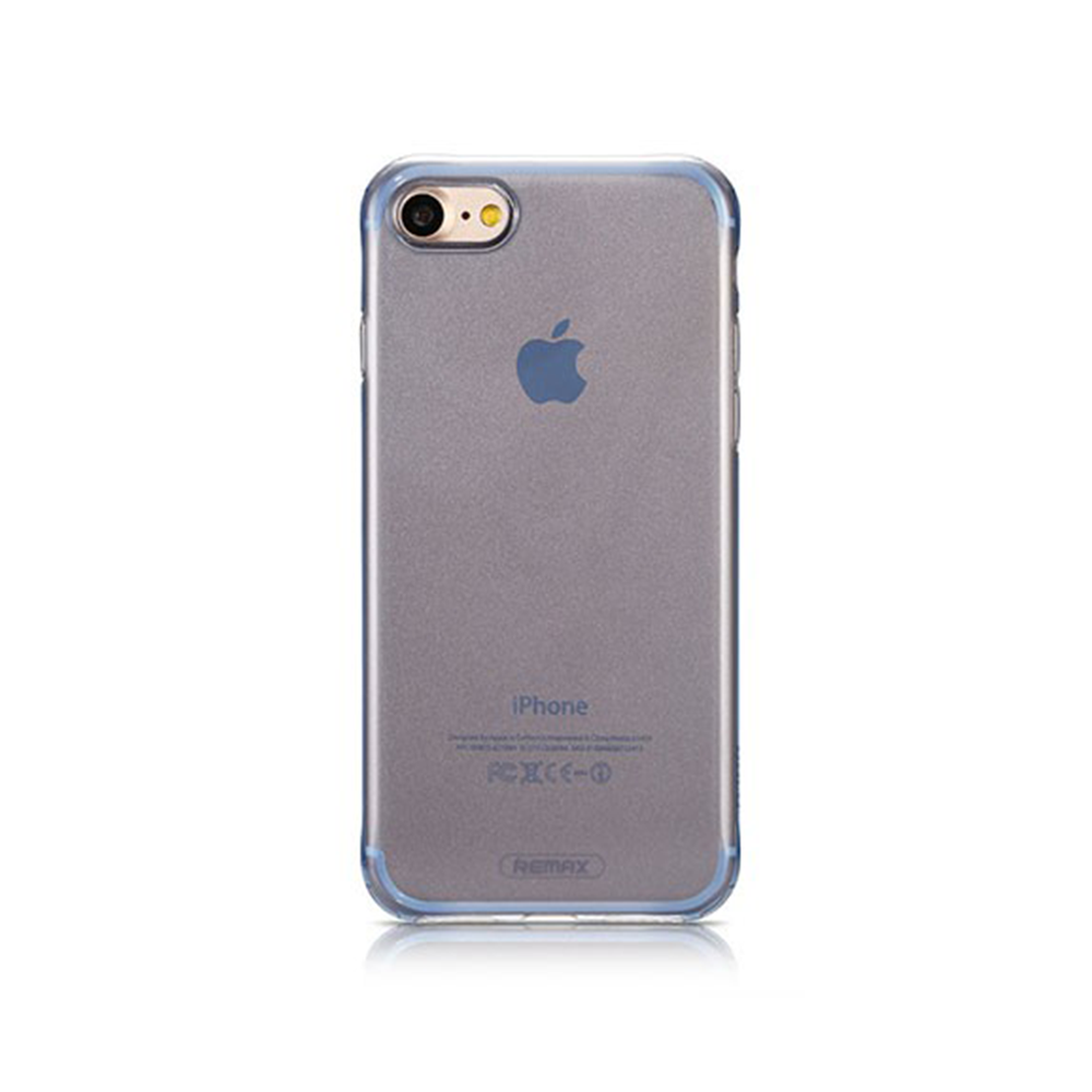 Remax Crystal Protector for iPhone 7 Plus,TPU, Slim, Blue - 51550
