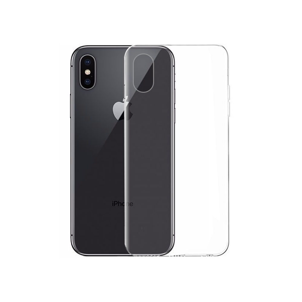 OEM Silicone case For Apple iPhone XS Max, Slim, Transparent - 51591