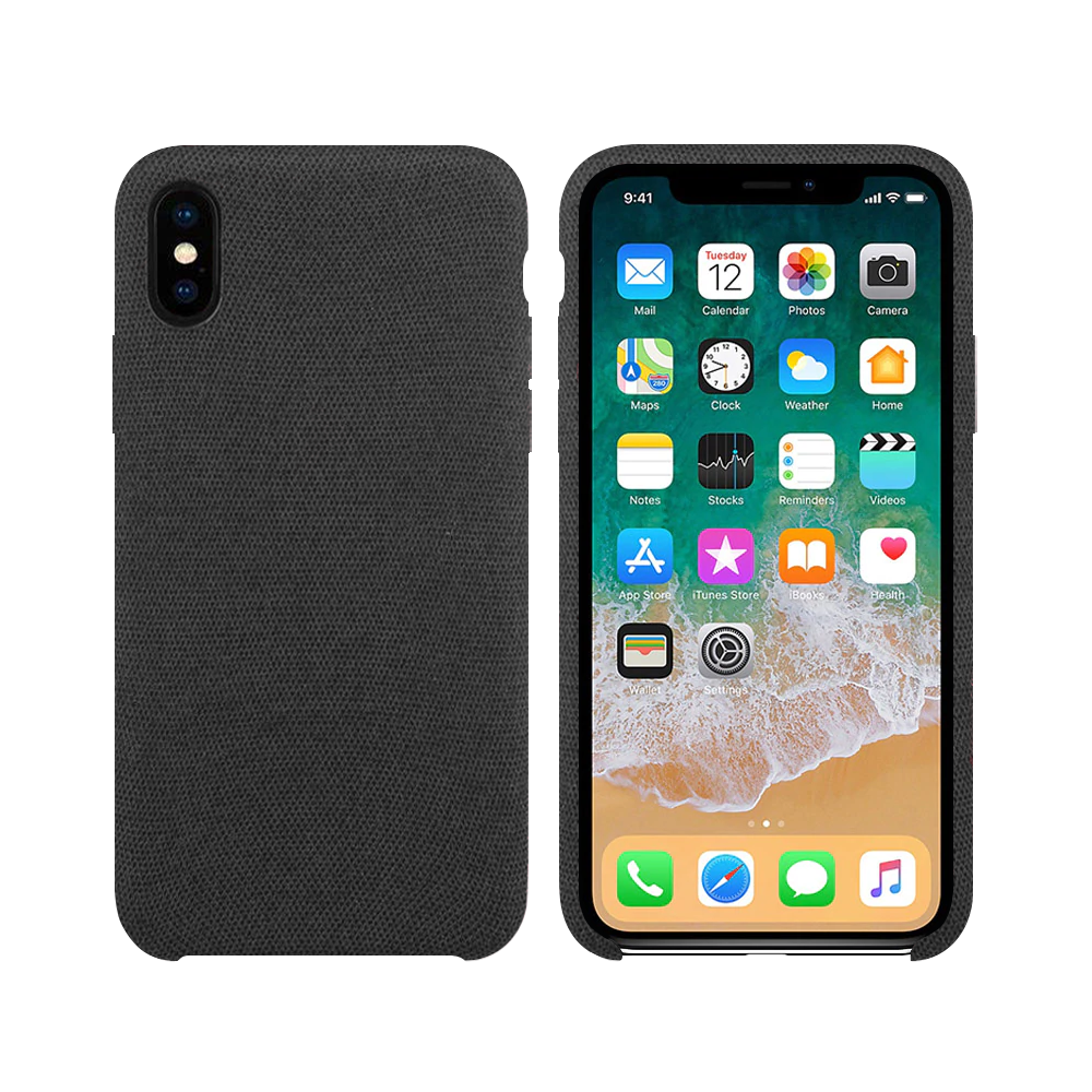 OEM Silicone case For Apple iPhone X/XS, Hiha, Gray - 51670