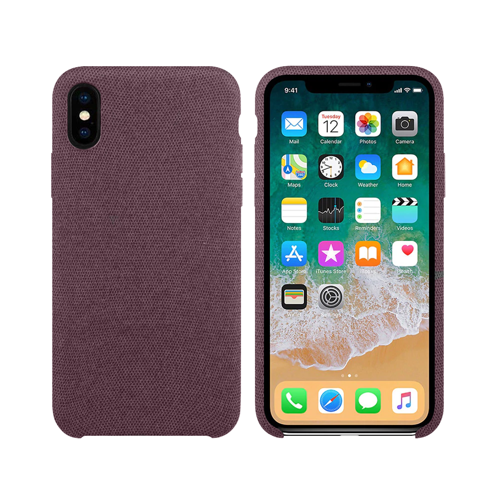 OEM Silicone case For Apple iPhone X/XS, Hiha, Pink - 51673