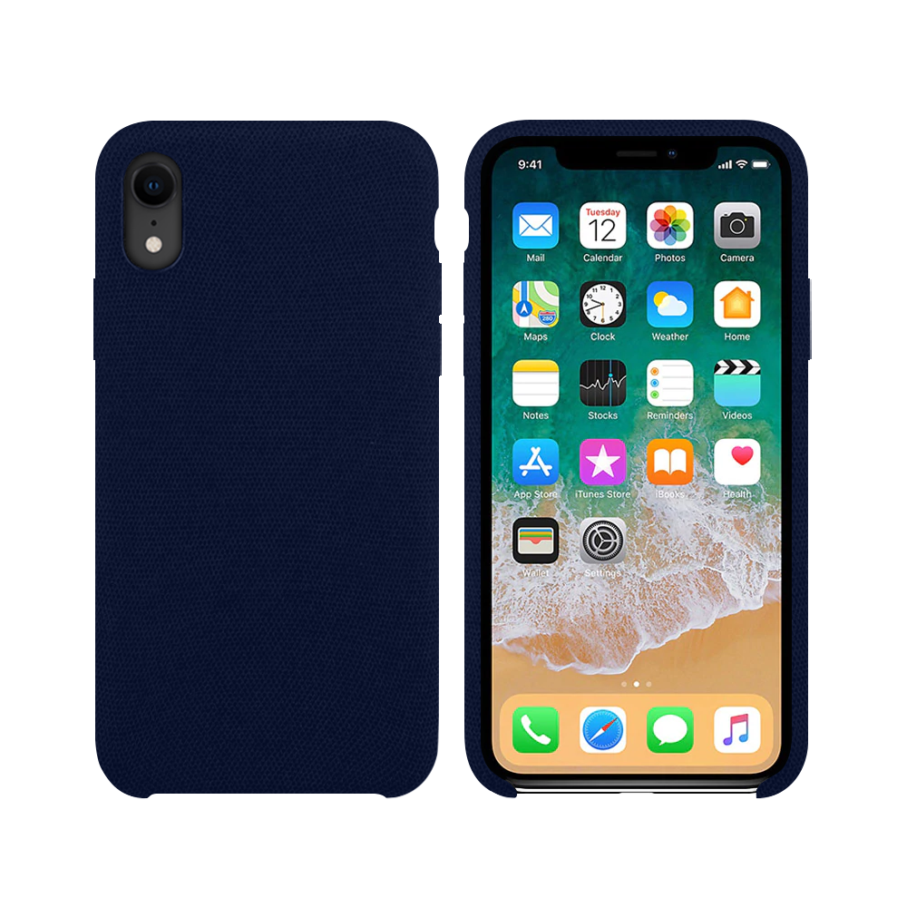 OEM Silicone case For Apple iPhone XR, Hiha, Blue - 51679
