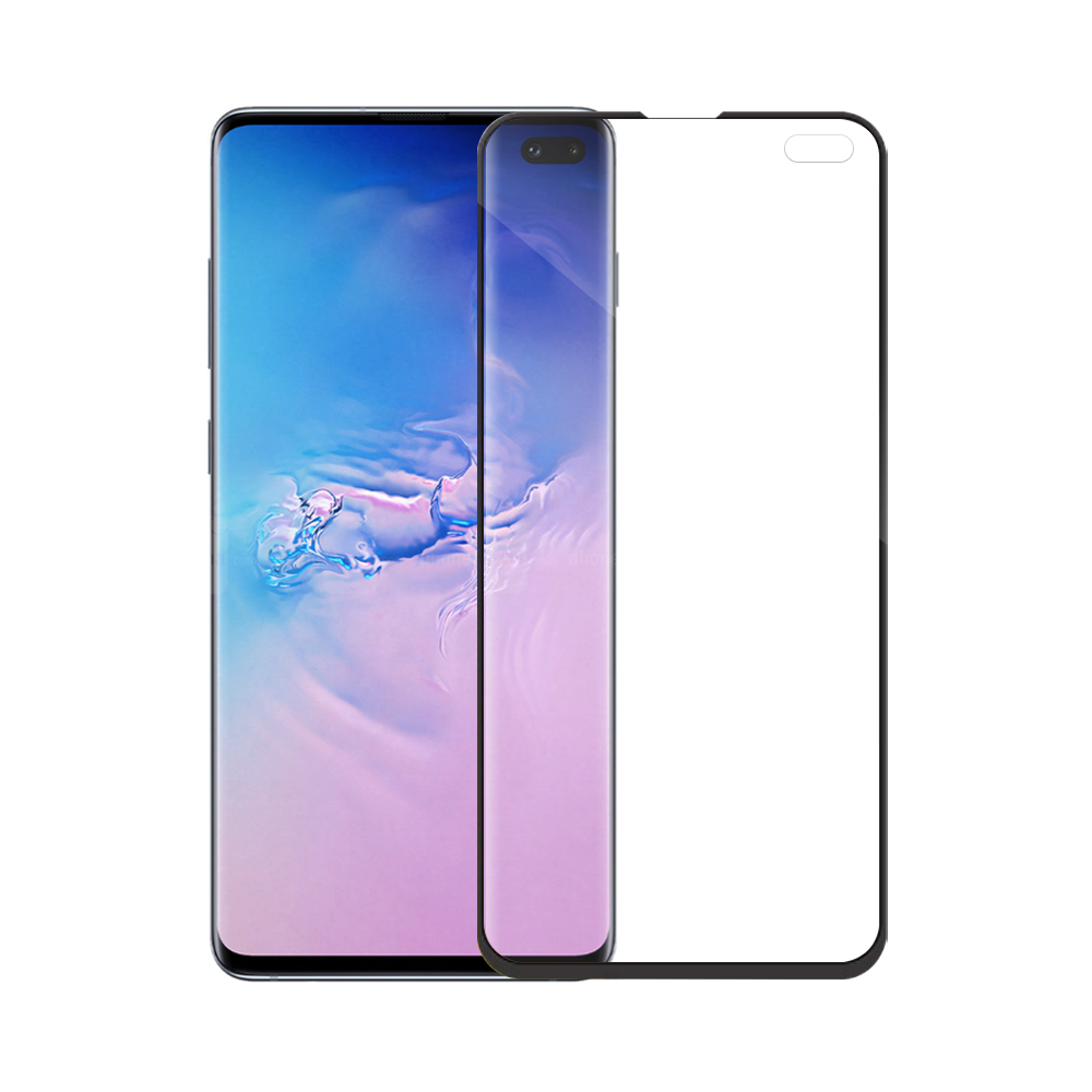 Mocoson Nano Flexible, Tempered glass Full 5D, For Samsung Galaxy S10 Plus, 0.3mm, Black - 52542