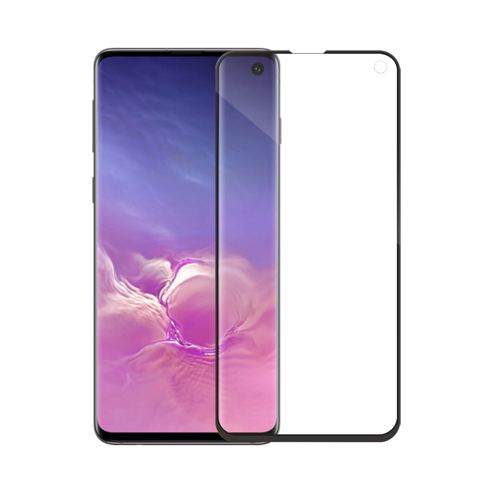 Mocoson Nano Flexible, Tempered glass Full 5D, For Samsung Galaxy S10E, 0.3mm, Black - 52543