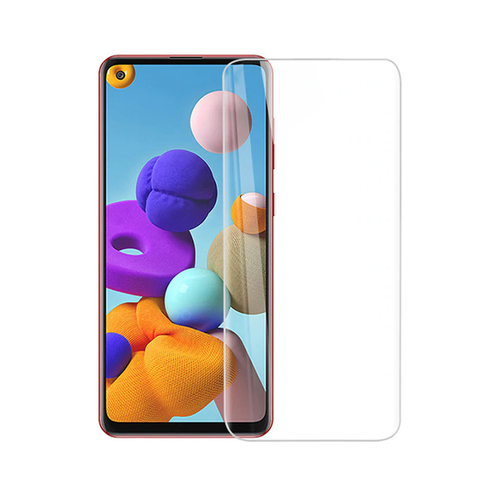 DeTech Tempered glass For Samsung Galaxy A21, 0.3mm, Transparent - 52563