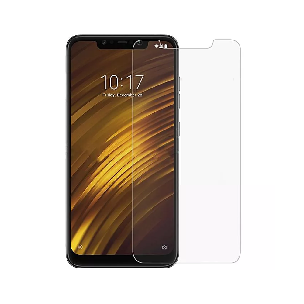 DeTech Tempered glass for Xiaomi Pocophone F1, 0.3mm, Transparent - 52573