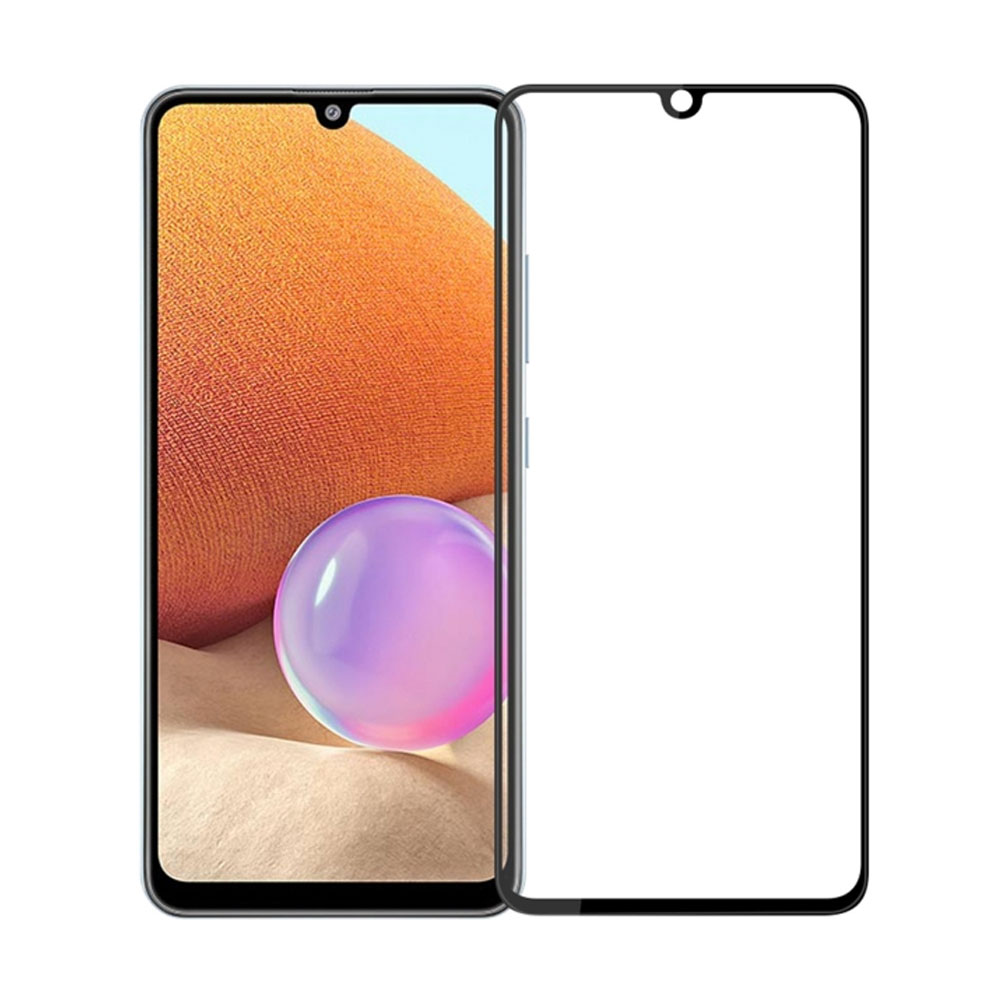 DeTech Tempered Glass for Samsung Galaxy A33, 3D Full Glue, 0.3mm, Black - 52724