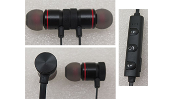 Wireless Bluetooth Headsets EK-027A Black 3800158122640