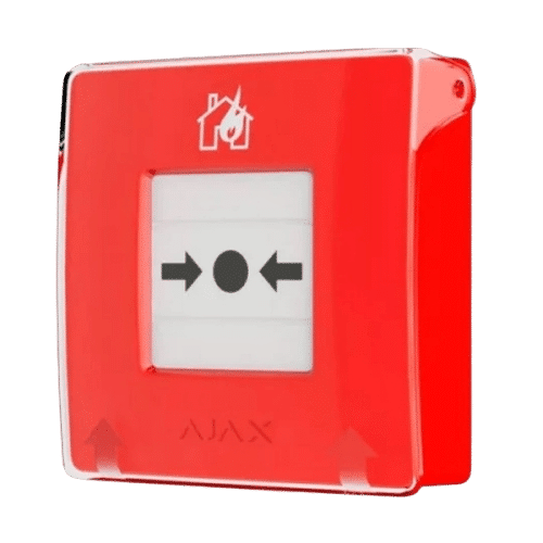 Ajax 60815.171.NC1 ManualCallPoint (Red) Jeweller  Wireless Manual Fire Alarm Call Point