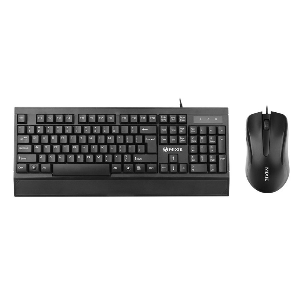 Mixie X2000 Combo mouse and keyboard Black - 6123