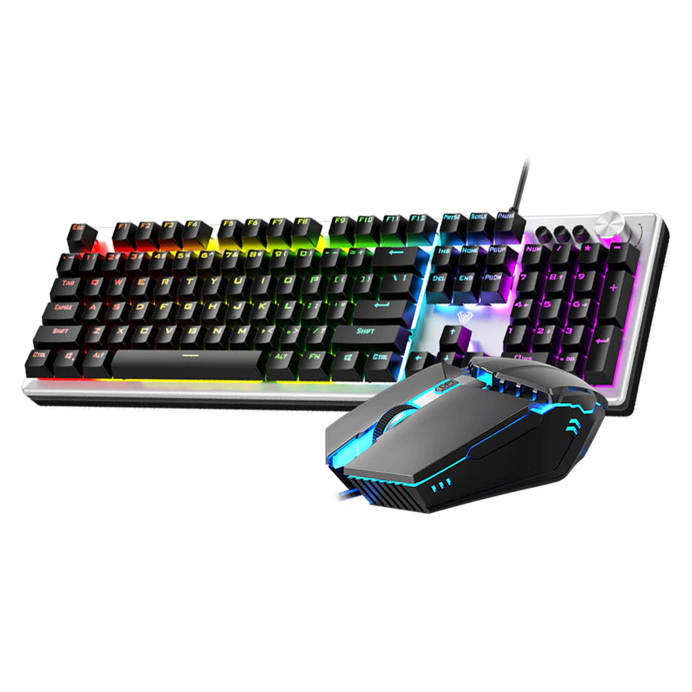 Aula T200,Gaming combo Gray - 6137