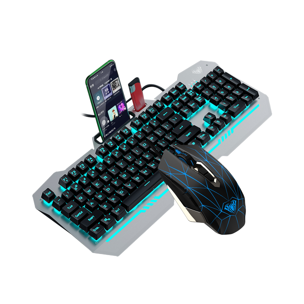 Aula T101,Gaming combo Gray - 6140