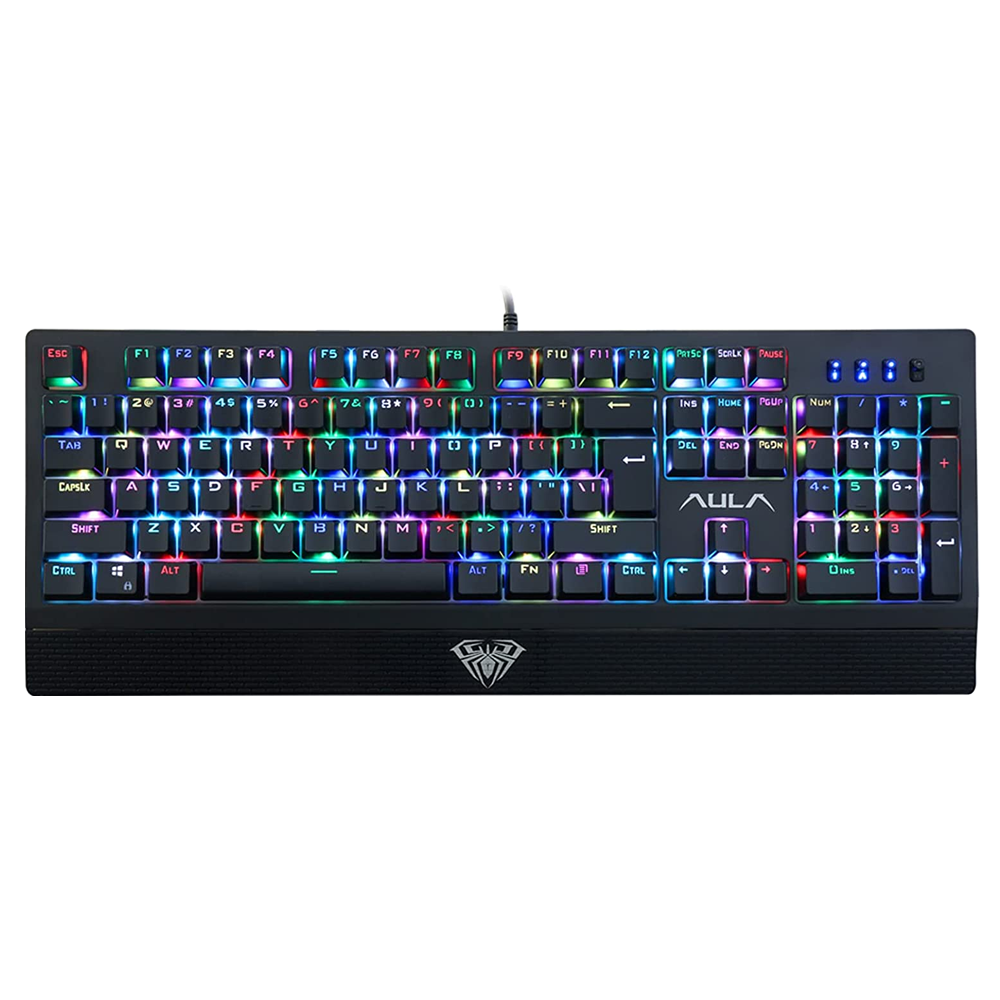 Aula S2018,Mechanical Gaming Keyboard Black - 6144