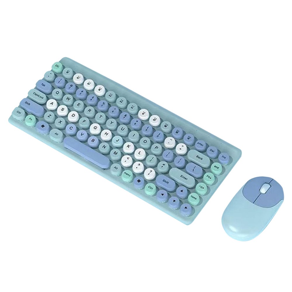 OEM QW02 Combo mouse and keyboard Wireless, Blue - 6160