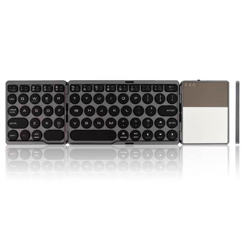 OEM Keyboard BT86, Touchpad, Foldable, Bluetooth, Black - 6176