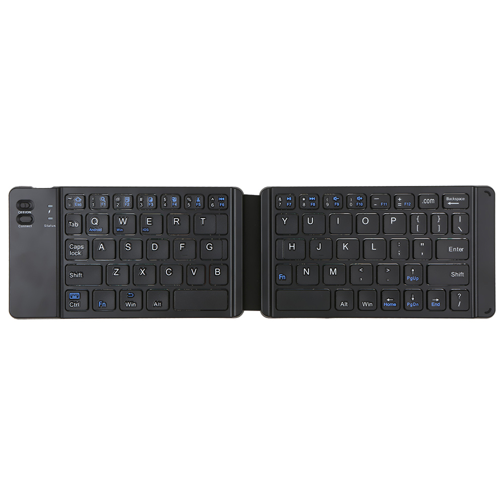 OEM Keyboard K018, Foldable, Bluetooth, Black - 6179