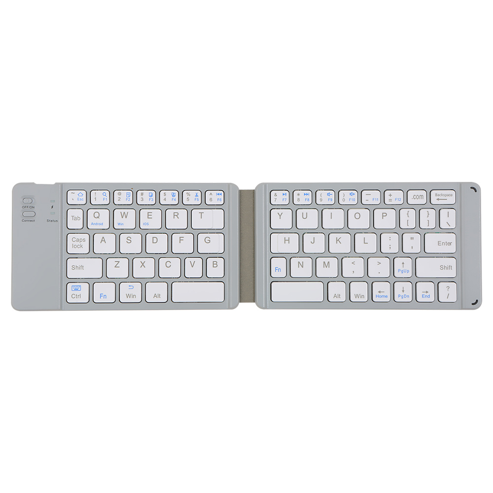 OEM Keyboard K018, Foldable, Bluetooth, White - 6180